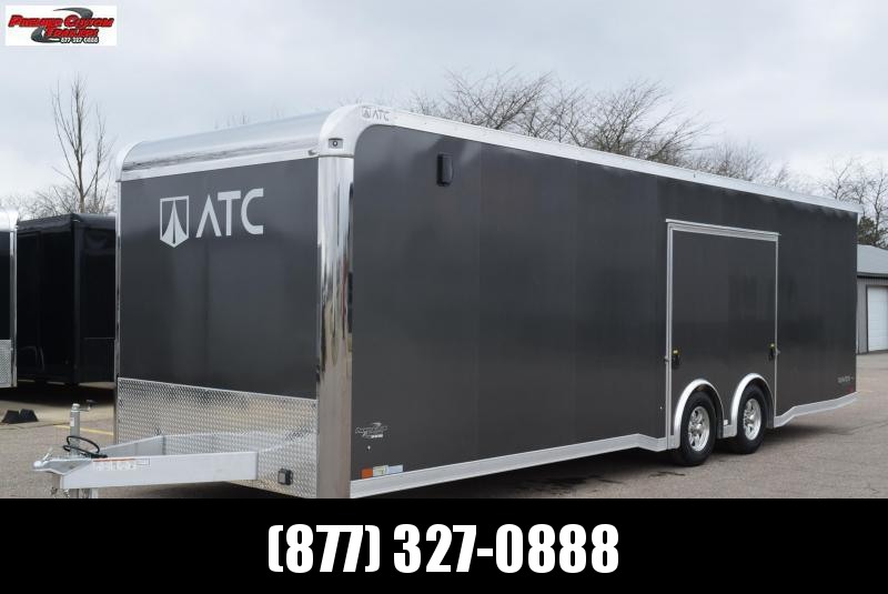 ATC 28' RAVEN LIMITED DELUXE PACKAGE ALUMINUM RACE HAULER W/ PREMIUM ESCAPE DOOR ATC 28' RAVEN LIMITED DELUXE PACKAGE ALUMINUM RACE HAULER W/ PREMIUM ESCAPE DOOR