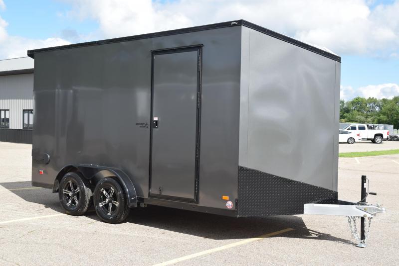 BRAVO 7.5x14 SILVER STAR *MIDNIGHT EDITION* ALUMINUM CARGO TRAILER BRAVO 7.5x14 SILVER STAR *MIDNIGHT EDITION* ALUMINUM CARGO TRAILER