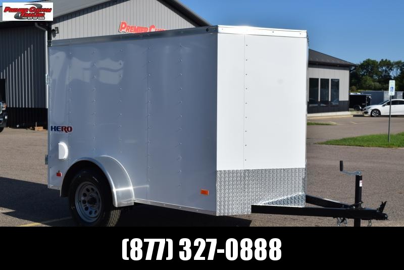 BRAVO HERO 5x8 ENCLOSED CARGO TRAILER BRAVO HERO 5x8 ENCLOSED CARGO TRAILER