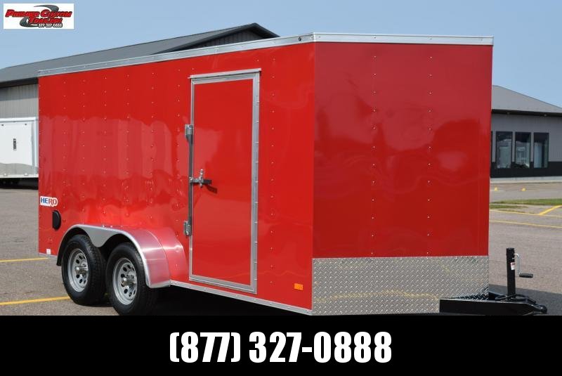 BRAVO HERO 7x14 ENCLOSED CARGO TRAILER BRAVO HERO 7x14 ENCLOSED CARGO TRAILER