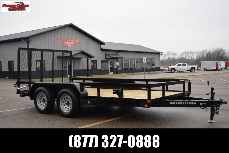 GATORMADE 82"X14' OPEN LANDSCAPE TRAILER GATORMADE 82"X14' OPEN LANDSCAPE TRAILER