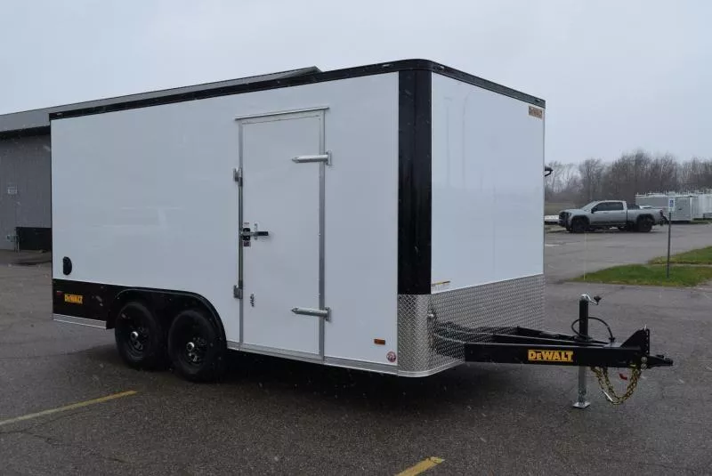 DEWALT 8.5x16 CONTRACTOR TRAILER - .080 POLYCOR SKIN