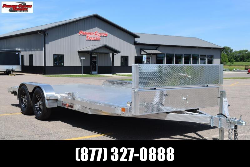 Sport Haven 18 Deluxe Aluminum Open Car Hauler Flatbed Trailers For Sale Classifieds For Flatbed Trailers