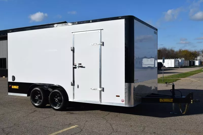 DEWALT 8.5x16 CONTRACTOR TRAILER - .080 POLYCOR SKIN