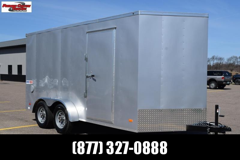 BRAVO HERO 7x14 ENCLOSED CARGO TRAILER BRAVO HERO 7x14 ENCLOSED CARGO TRAILER