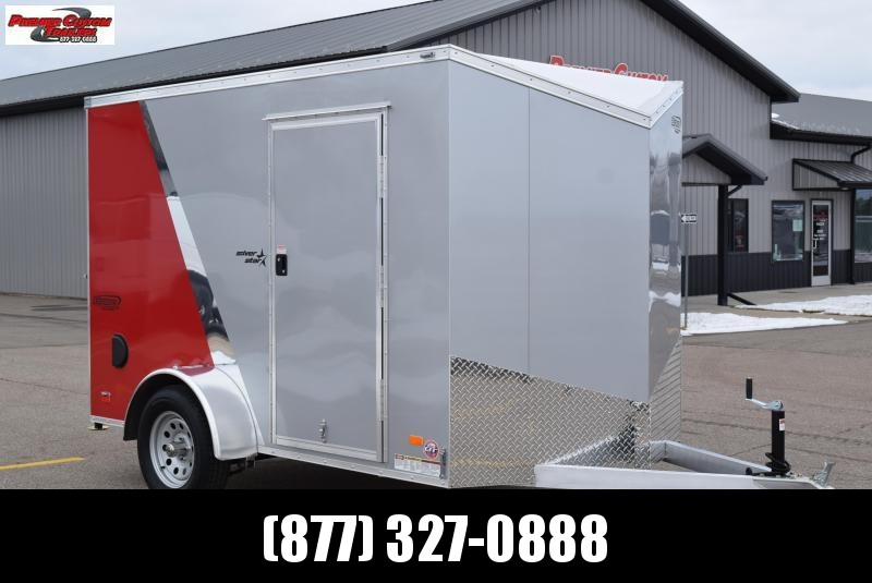 BRAVO 6x10 SILVER STAR ALUMINUM CARGO TRAILER BRAVO 6x10 SILVER STAR ALUMINUM CARGO TRAILER