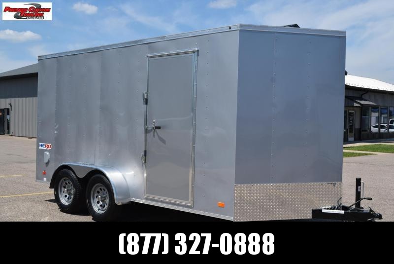 BRAVO HERO 7x14 ENCLOSED CARGO TRAILER BRAVO HERO 7x14 ENCLOSED CARGO TRAILER