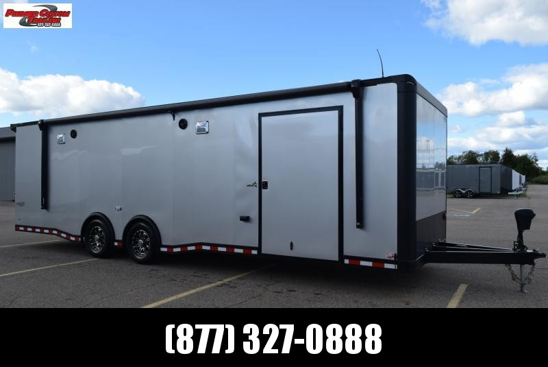 BRAVO 28' STP ENCLOSED RACE TRAILER w/ ROCKFORD FOSGATE STEREO SYSTEM BRAVO 28' STP ENCLOSED RACE TRAILER w/ ROCKFORD FOSGATE STEREO SYSTEM