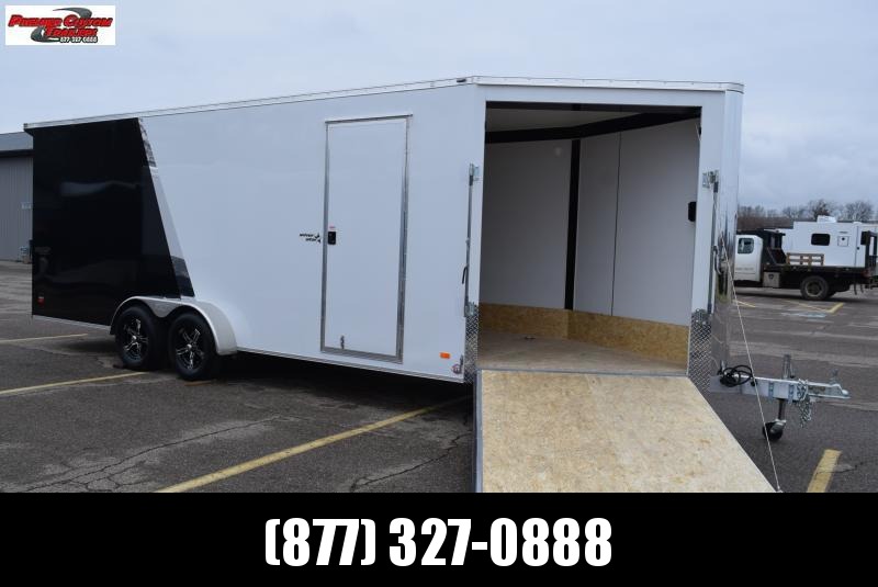 BRAVO 7x20'+5' SILVER STAR ALUMINUM SNOWMOBILE/UTV TRAILER BRAVO 7x20'+5' SILVER STAR ALUMINUM SNOWMOBILE/UTV TRAILER