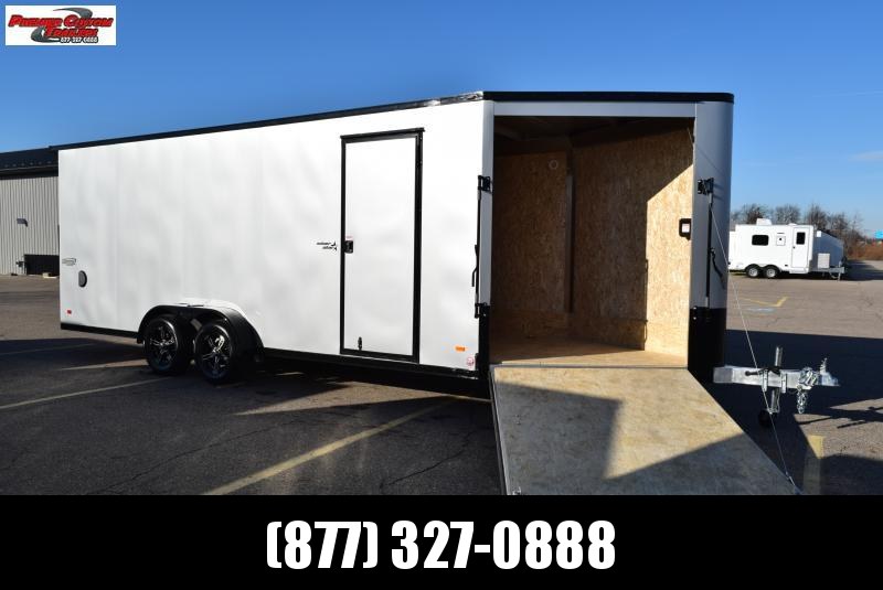 BRAVO 7x20'+5' **MIDNIGHT EDITION** SILVER STAR ALUMINUM SNOWMOBILE/UTV TRAILER BRAVO 7x20'+5' **MIDNIGHT EDITION** SILVER STAR ALUMINUM SNOWMOBILE/UTV TRAILER