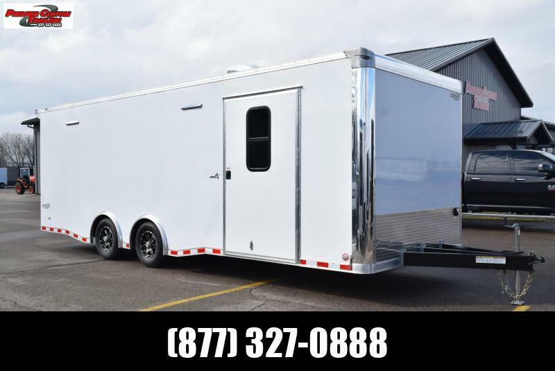 BRAVO 8.5x24' STP ENCLOSED RACE TRAILER w/ 13.5k BTU A/C UNIT