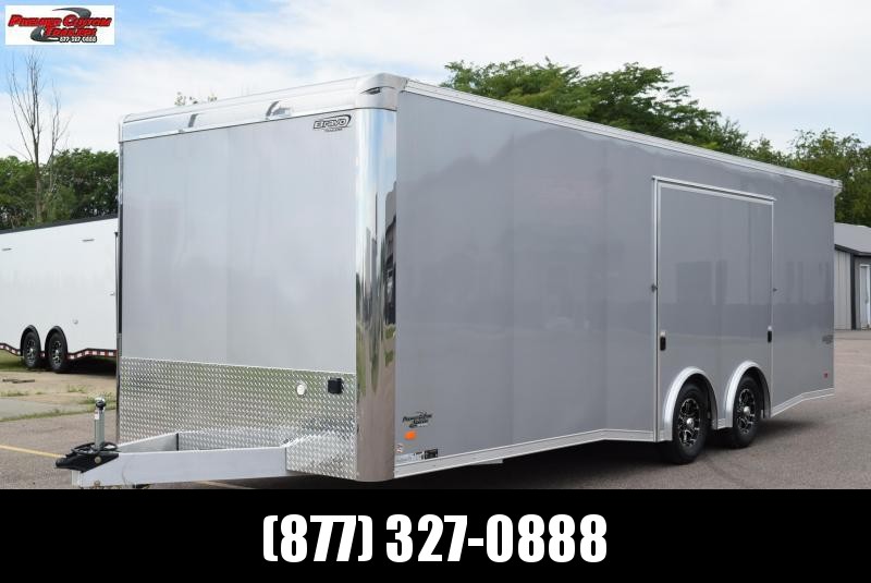 BRAVO SILVER STAR 24' ALUMINUM ENCLOSED RACE HAULER BRAVO SILVER STAR 24' ALUMINUM ENCLOSED RACE HAULER