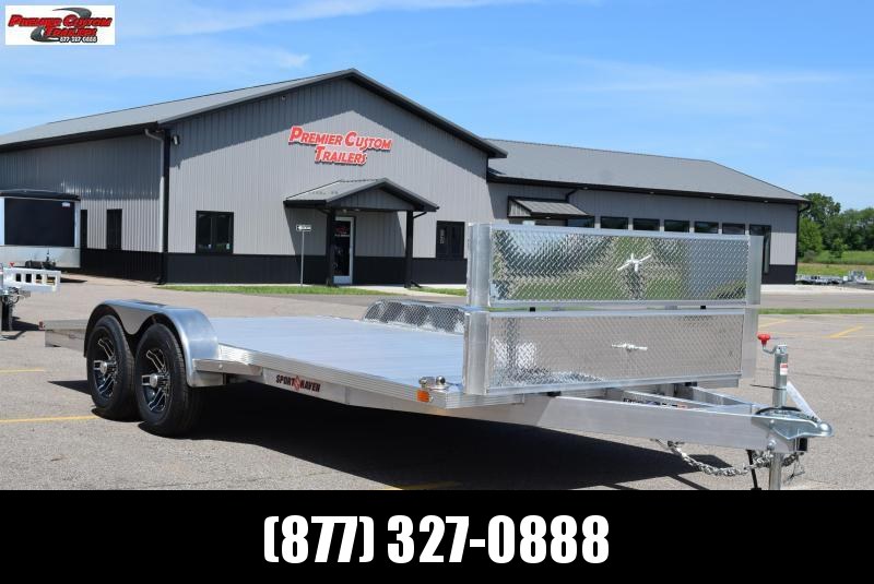2020 SPORT HAVEN 18' DELUXE ALUMINUM OPEN CAR HAULER 2020 SPORT HAVEN 18' DELUXE ALUMINUM OPEN CAR HAULER