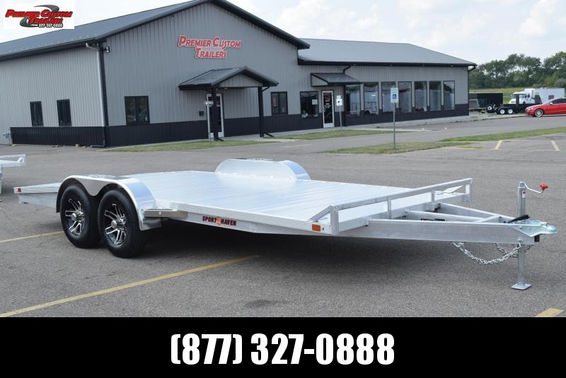 SPORT HAVEN 18' DELUXE ALUMINUM OPEN CAR HAULER SPORT HAVEN 18' DELUXE ALUMINUM OPEN CAR HAULER