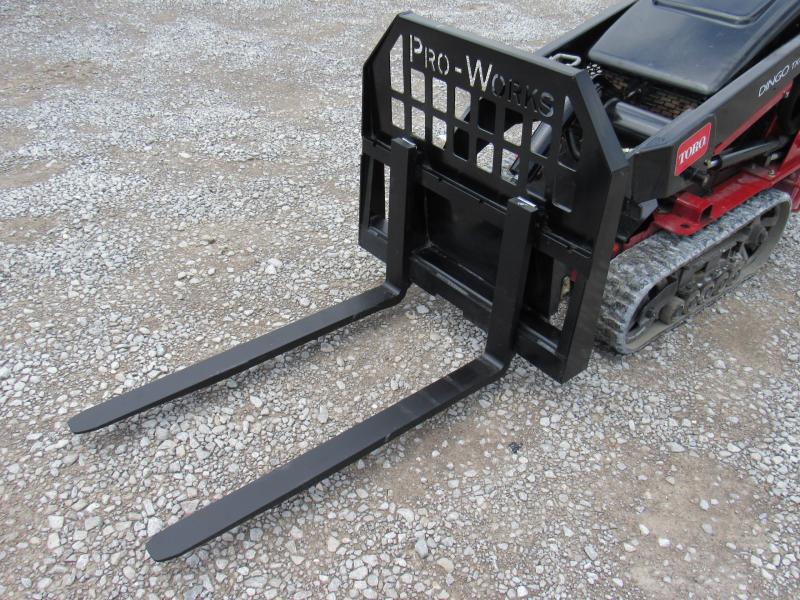 Mini Skid Steer Forks Wakarusa Equipment Heavy Construction