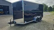 Haulin 7'x14' Steel Tandem Axle Enclosed Trailer HLAFT714