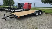 2026 AMO 82"x18' Steel Tandem Axle Open Car Hauler AFB18BXW