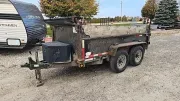 2015 Quality Steel and Aluminum Products 5'x10' Steel Tandem Axle Dump Trailer 6010D7K