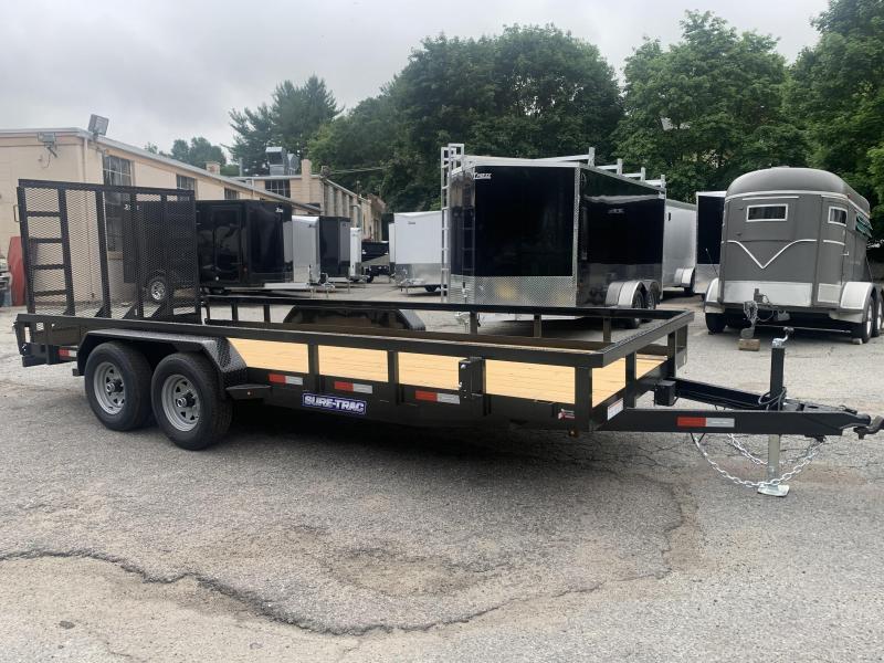 2021 Sure-Trac 7 X 18 TA 10K Tube Top Utility Utility Trailer 2021 Sure-Trac 7 X 18 TA 10K Tube Top Utility Utility Trailer