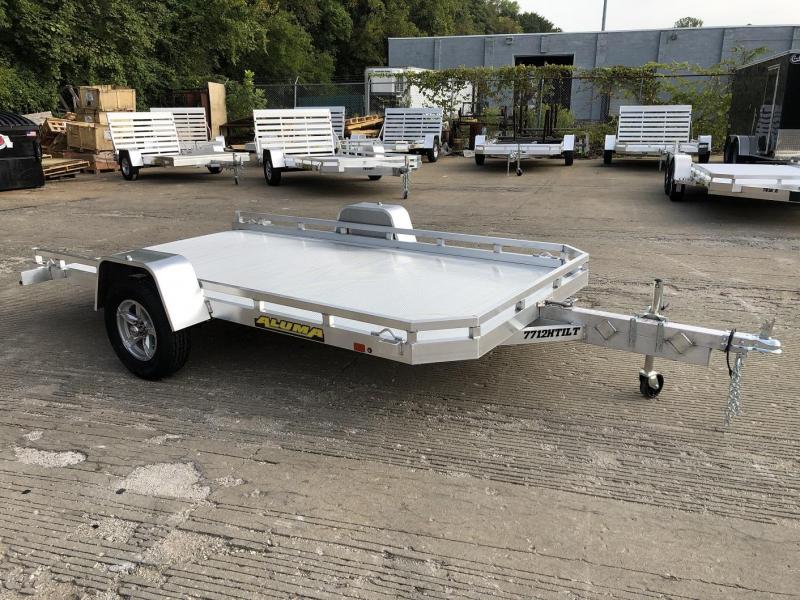 2021 Aluma 77"x12' Aluminum Tilt Utility Trailer - 3.5k 2021 Aluma 77"x12' Aluminum Tilt Utility Trailer - 3.5k