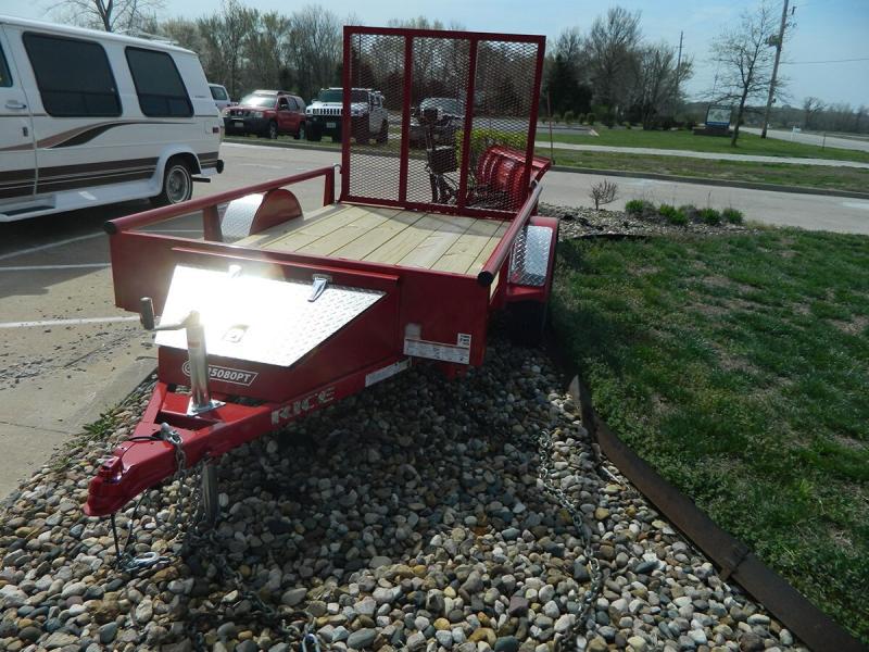 2020 Rice 5'x8' Pipe Top Utility Trailer 2020 Rice 5'x8' Pipe Top Utility Trailer