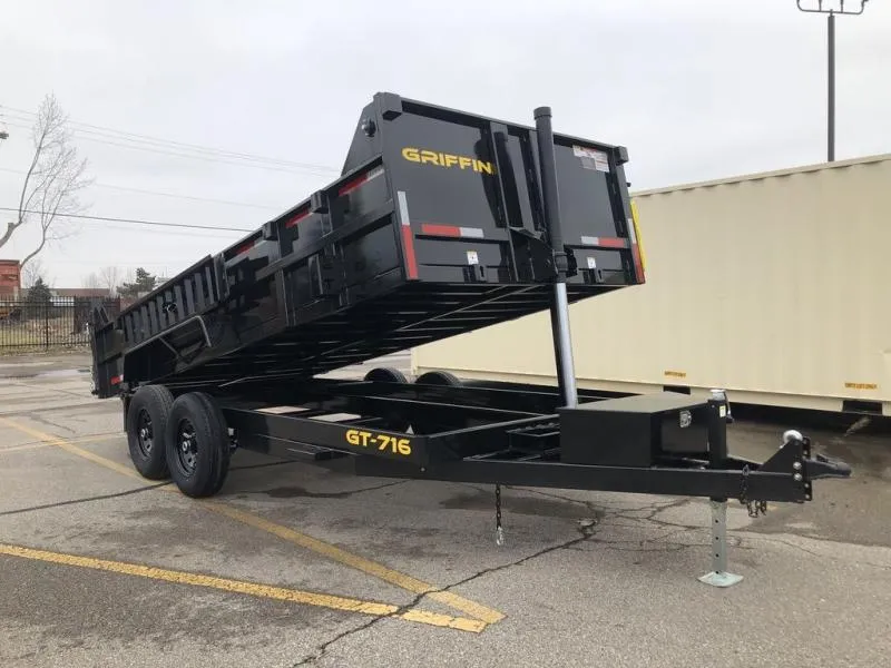 2026 Griffin Trailer GT-716 TELE 16' Dump Tele 14K 