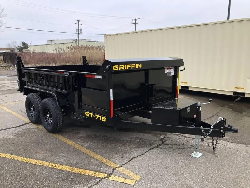 2026 Griffin Trailer GT-712 12' Dump 12K