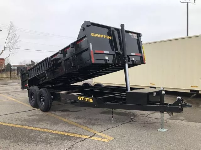 2025 Griffin Trailer GT-716 TELE 16' Dump Tele 14K 