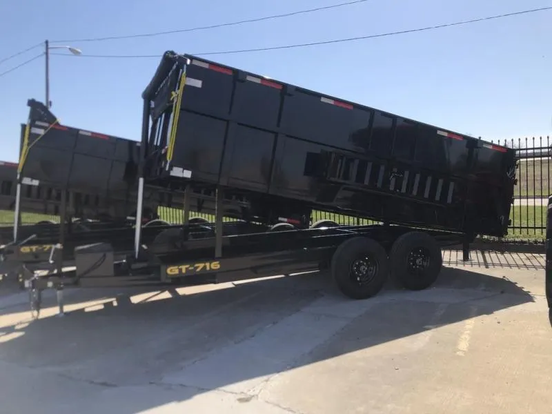 2025 Griffin Trailer GT-716 TELE HS 48" Dump 14K