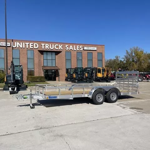 2025 Mission Trailers Wood Deck 2.0 Open Landscape MLS6.5X18-2.0