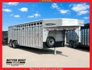 2026 Titan Trailer Standard Gooseneck Livestock 24' 