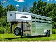 2026 Titan Trailer Aluminum Gooseneck Livestock 28' 