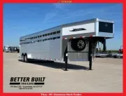2026 Titan Trailer Aluminum Gooseneck Livestock 28' 
