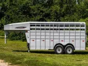 2026 Titan Trailer Standard Gooseneck Livestock 24' 