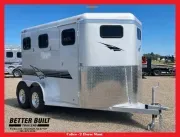 2026 Calico Trailers 2 HORSE SLANT RANCH KING 