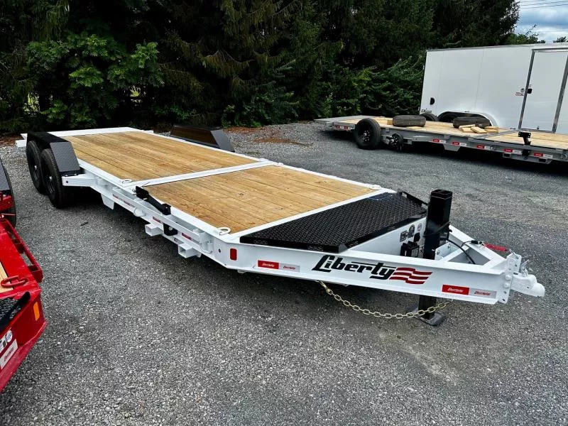 2025 Liberty LT14K83X22SPB8WF (83"x22') HD 15.4K Tilt Equipment Trailer