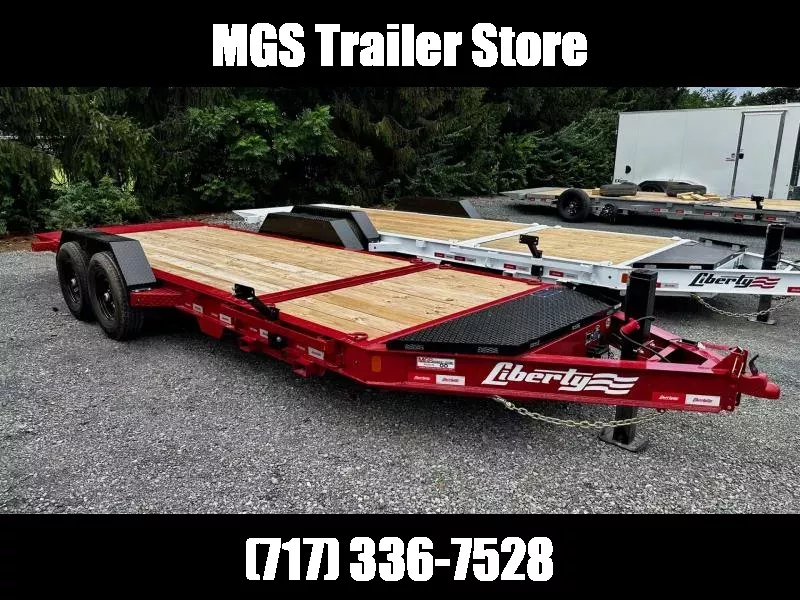 2025 Liberty LT14K83X20SPB8WF (83"x20') HD 15.4K Tilt Equipment Trailer 1754077248