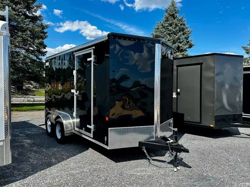 2026 Car Mate Trailers CM714ECV-HD (7'x14') HD V-Sport Cargo / Enclosed Trailer