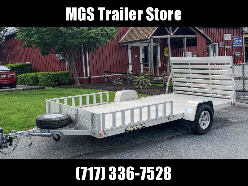 2018 Aluma 8114S-R-TG (81"x14') Single Axle Heavy Utility Trailer 2018 Aluma 8114S-R-TG (81"x14') Single Axle Heavy Utility Trailer