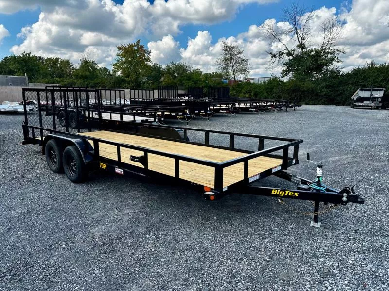 2026 Big Tex Trailers 70PI-20 (83"x20') 7K Tandem Axle Utility Trailer