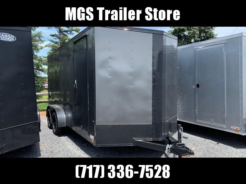 2023 Cargo Express 7'x16' Ex-Dlx V-Front Blackout Cargo / Enclosed Trailer 2023 Cargo Express 7'x16' Ex-Dlx V-Front Blackout Cargo / Enclosed Trailer