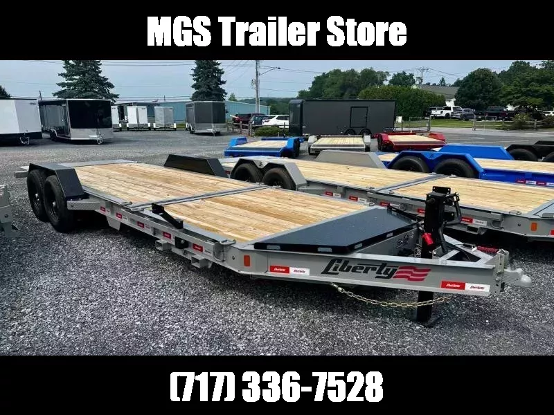2026 Liberty LT14K83X22SPB8WF (83"x22') HD 15.4K Tilt Equipment Trailer 1762449801