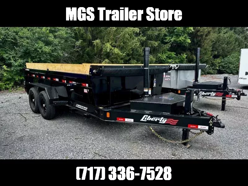 2025 Liberty LD14K83x14B8TS (83"x14') 15.4K HD Telescopic Dump Trailer 1752860023