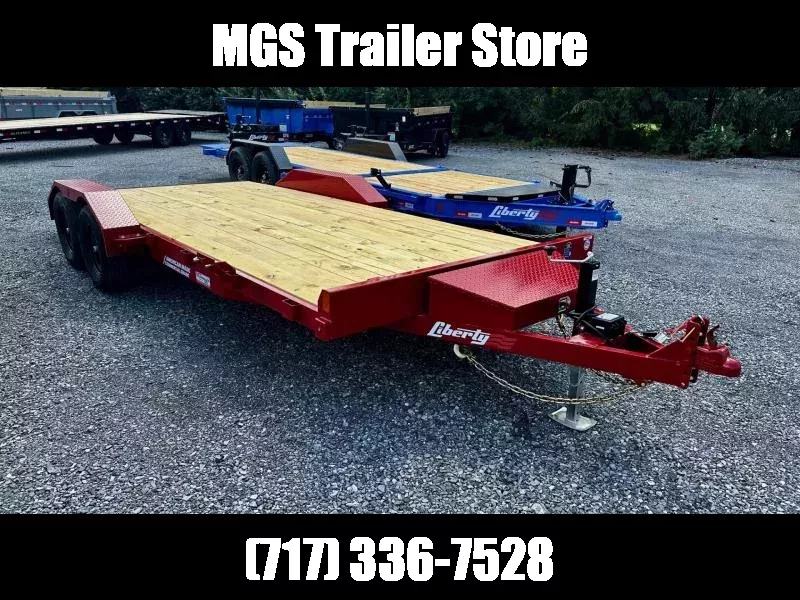 2025 Liberty LC7K83x18C4DT (83"x18') 7K Tandem Axle Car / Racing Trailer 1752800154