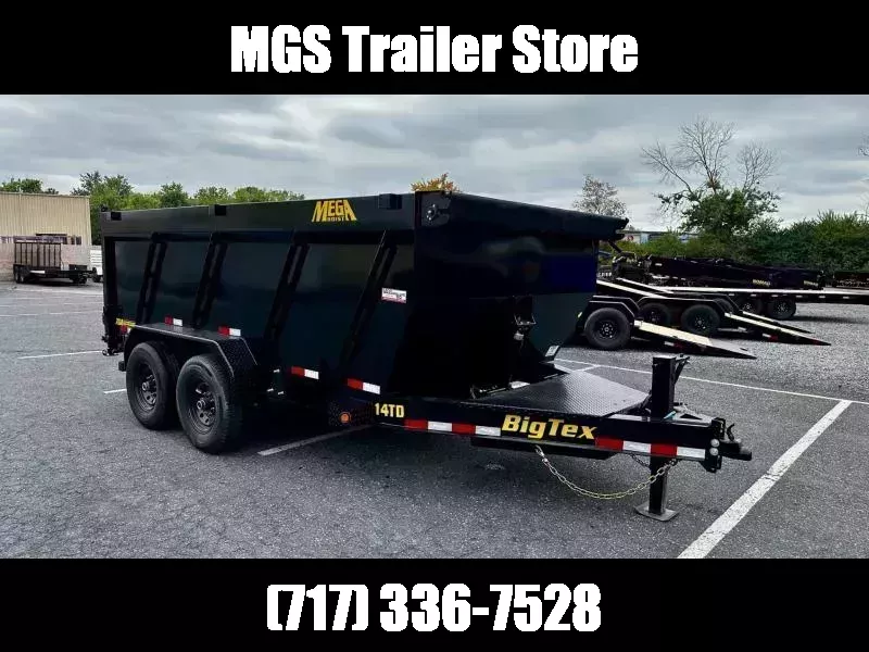 2026 Big Tex Trailers 14TD-14 (7'x14') HD 15.4K Telescopic Dump Trailer w/4'H Sides 1763050803