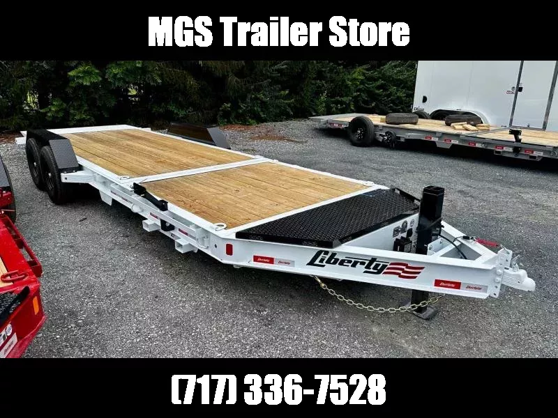 2025 Liberty LT14K83X22SPB8WF (83"x22') HD 15.4K Tilt Equipment Trailer 1754077441