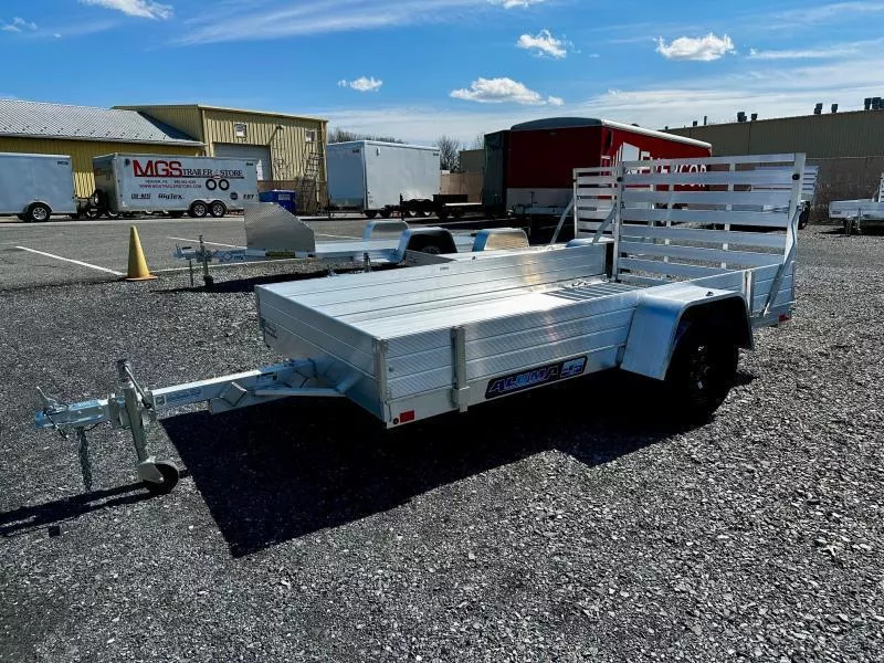 2026 Aluma 6310ESA-S-TG (63"x10') Single Axle Aluminum Utility Trailer