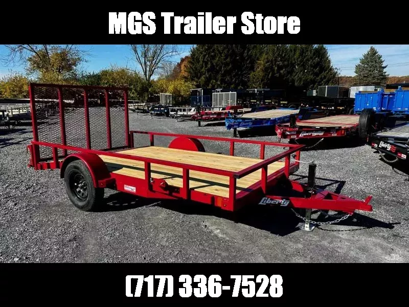 2026 Liberty LU3K78x10+2C4TT (78"x12') 3K Single Axle Utility Trailer w/Dovetail 1762446144