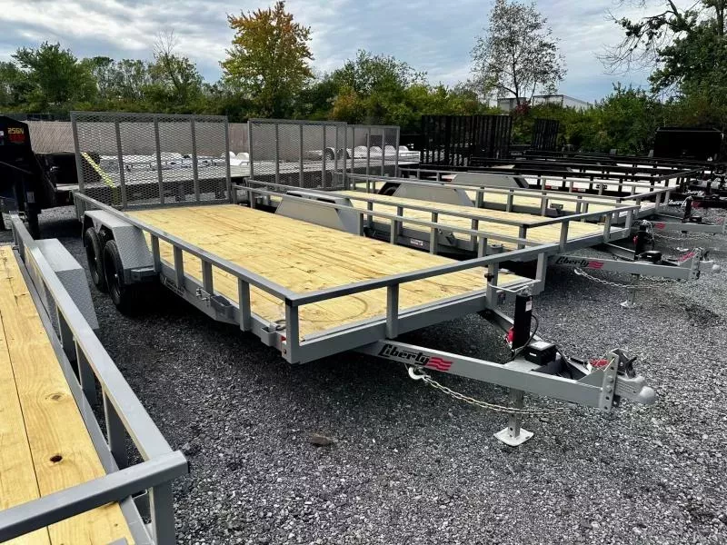 2026 Liberty LU7K83x18C4TT (83"x18') 7K Tandem Axle Utility Trailer