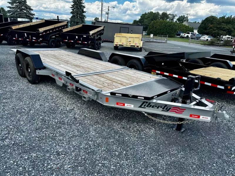 2025 Liberty LT14K83X20SPB8WF (83"x20') HD 15.4K Tilt Equipment Trailer